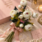 Artificial Ranunculus Flower Bunch - White | ARTSY