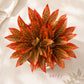 ARTSY Artificial Croton Leaf Stems Pack of 2 | Realistic Decorative Faux Foliage for Indoor Home Décor & Flower Arrangements
