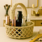 ARTSY Boho Handwoven Rope Basket with Handle | Decorative Storage & Gift Hamper Basket