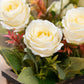 Elegant Artificial Flowers in Decorative Pot: Lifelike Beauty for Any Space