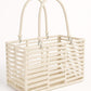ARTSY Nordic Handwoven Rope Storage Basket with Handles, Pack of 1