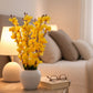 Elegant Yellow Blossom Artificial Flower Pot for Home & Office Decor, Pack of 1