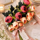 ARTSY Artificial Peony Flower Bunch – Pack of 2, Realistic Faux Flowers for Home Decor, Wedding, Festive Decoration & Gifting