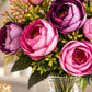 ARTSY Artificial Ranunculus Flower Bunches – Pack of 2, Realistic Faux Flowers for Home Décor, Wedding, Living Room & Gifting