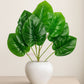 ARTSY Artificial Decorative Green Plant with Pot, Pack of 1