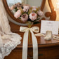 ARTSY Artificial Peony Flower Bunch – Realistic Handcrafted Faux Flowers for Home Décor, Wedding & Floral Arrangements