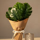 ARTSY Artificial Monstera Leaf Bunch | Realistic Tropical Artificial Plant for Home & Office Decor