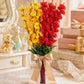 Premium Artificial Blossom Flower Stems for Home Decor (Pack of 2)