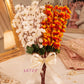 Elegant Faux Blossom Stem Arrangement for Modern Interiors, Pack of 2