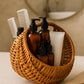 ARTSY Rustic Handwoven Wicker Decorative Storage Basket, Pack of 1, 6 inches in size