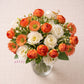 ARTSY Artificial Flower Bunch Pack of 2 | Realistic Faux Flowers for Home Decoration, Living Room, Office, Wedding & Vase Arrangements