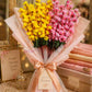 Artificial Cherry Blossom Flower Bunch – Pack of 2 | Decorative Faux Flowers for Home, Office & Gifting