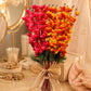 Artificial Decorative Flower Bunch for Vase Styling | Premium Floral Home Accent, Pack of 2