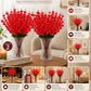Luxury Artificial Blossom Flower Bunch Set (Pack of 2) – Premium Decorative Floral Stems for Home & Table Decor