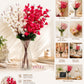 Decorative Artificial Cherry Blossom Flower Bunches – Pack of 2