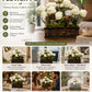 Elegant Artificial Flowers in Decorative Pot: Lifelike Beauty for Any Space