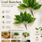 ARTSY Artificial Indoor Greenery Plant Bunch for Home Decor (Pack of 2)