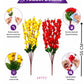 Premium Artificial Blossom Flower Stems for Home Decor (Pack of 2)