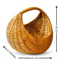 ARTSY Handmade Wicker Style Basket – Premium Decorative Storage Basket for Home & Table Décor