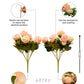 Exquisite Artificial Rose Bunch. Pack Of 2 Pieces