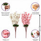 Premium Pink & White Artificial Flower Bunch for Home & Table Decoration, Pack of 2 Pieces