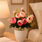 Elegant Artificial Floral Pot for Living Room & Table Décor – Pack of 1