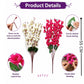 Decorative Artificial Cherry Blossom Flower Bunches – Pack of 2