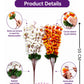 Elegant Faux Blossom Stem Arrangement for Modern Interiors, Pack of 2