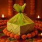 ARTSY Elegant Handcrafted Mesh Food Cover Basket for Serving & Festive Gifting