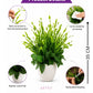 ARTSY Artificial Decorative Green Plant with Pot | Indoor Home Décor | 1 Pc