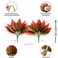 ARTSY Artificial Croton Leaf Stems Pack of 2 | Realistic Decorative Faux Foliage for Indoor Home Décor & Flower Arrangements
