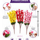 Artificial Blossom Flower Bunch Set of 3 for Home Decor | Premium Decorative Artificial Flowers