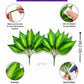 ARTSY Premium Artificial Green Leaf Bunch – Natural Looking Faux Foliage Arrangement for Vase, Home, Office, Hotel & Wedding Decoration