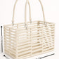 ARTSY Nordic Handwoven Rope Storage Basket with Handles, Pack of 1