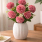 Artsy Artificial Dahlia Flower Bunch – 7-Head Baby Pink | Pack of 1