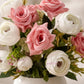 ARTSY Artificial Flower Bouquet (Set of 2) | Rose & Peony Flowers