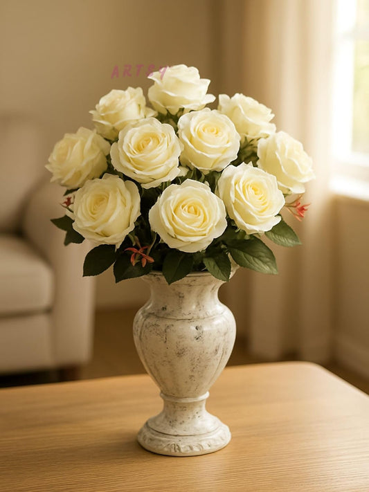 Artificial Rose Flowers Bunch