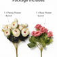 ARTSY Artificial Flower Bouquet (Set of 2) | Rose & Peony Flowers