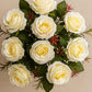 Artificial Rose Flowers Bunch