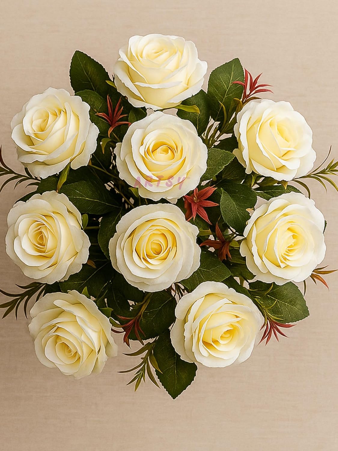 Artificial Rose Flowers Bunch