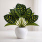 ARTSY Realistic Artificial Indoor Plant with Decorative Pot, Pack of 1