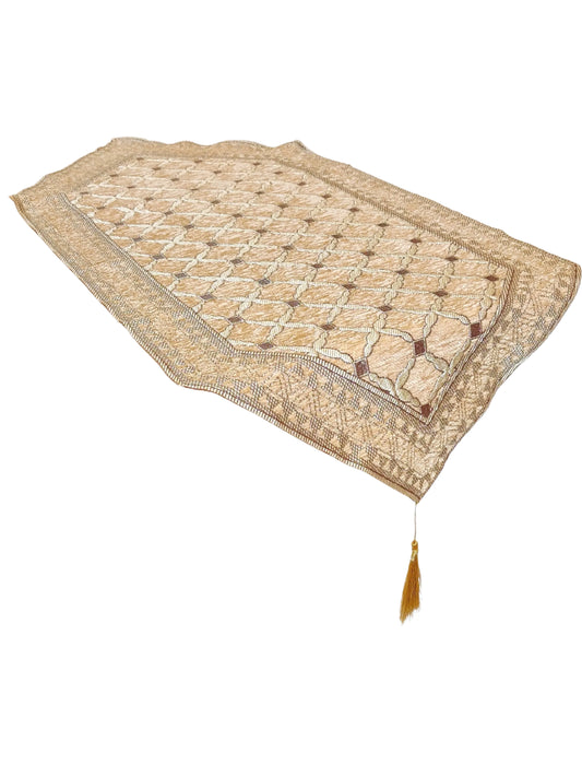 Timeless Beige Beauty: Enhance Your Table with a Beige Color Table Runner, 1 Piece, 36 X 16 Inches
