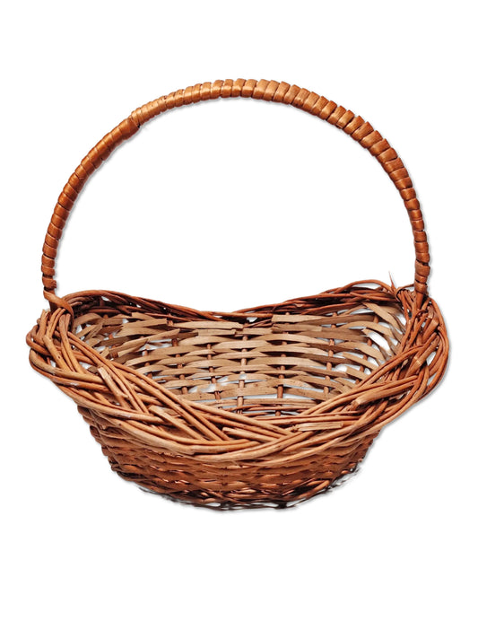 ARTSY® Oval Cane Basket: Perfect for Pooja and Multipurpose Storage, Pack of 1 Piece