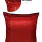 ARTSY® Red Velvet Cushion Cover Set - Pack of 5: Luxurious Home Decor Accent for Elegant Living Spaces