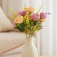 Blush Rose Artificial Flower Vase for Home Decor, Pack of 1, Purple