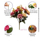 Elegant Faux Rose Flower Arrangement for Home & Office – Pack of 1, Multi