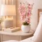Luxury Artificial Sakura Blossom Flower Pot Arrangement, Pack of 1