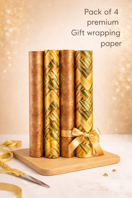 Pack of 4 Premium Gift Wrapping Paper