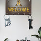 ARTSY® Rustic Wooden Key Holder: A Charming Organizer for Your Keys