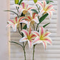 ARTSY® Rainbow Bliss: Multi-Color Lily Flower Stick - Vibrant and Lifelike Blooms For Home Decoration, Vase Filler, Office Décor, Gifting, DIY Craft, Pack of 1 Piece